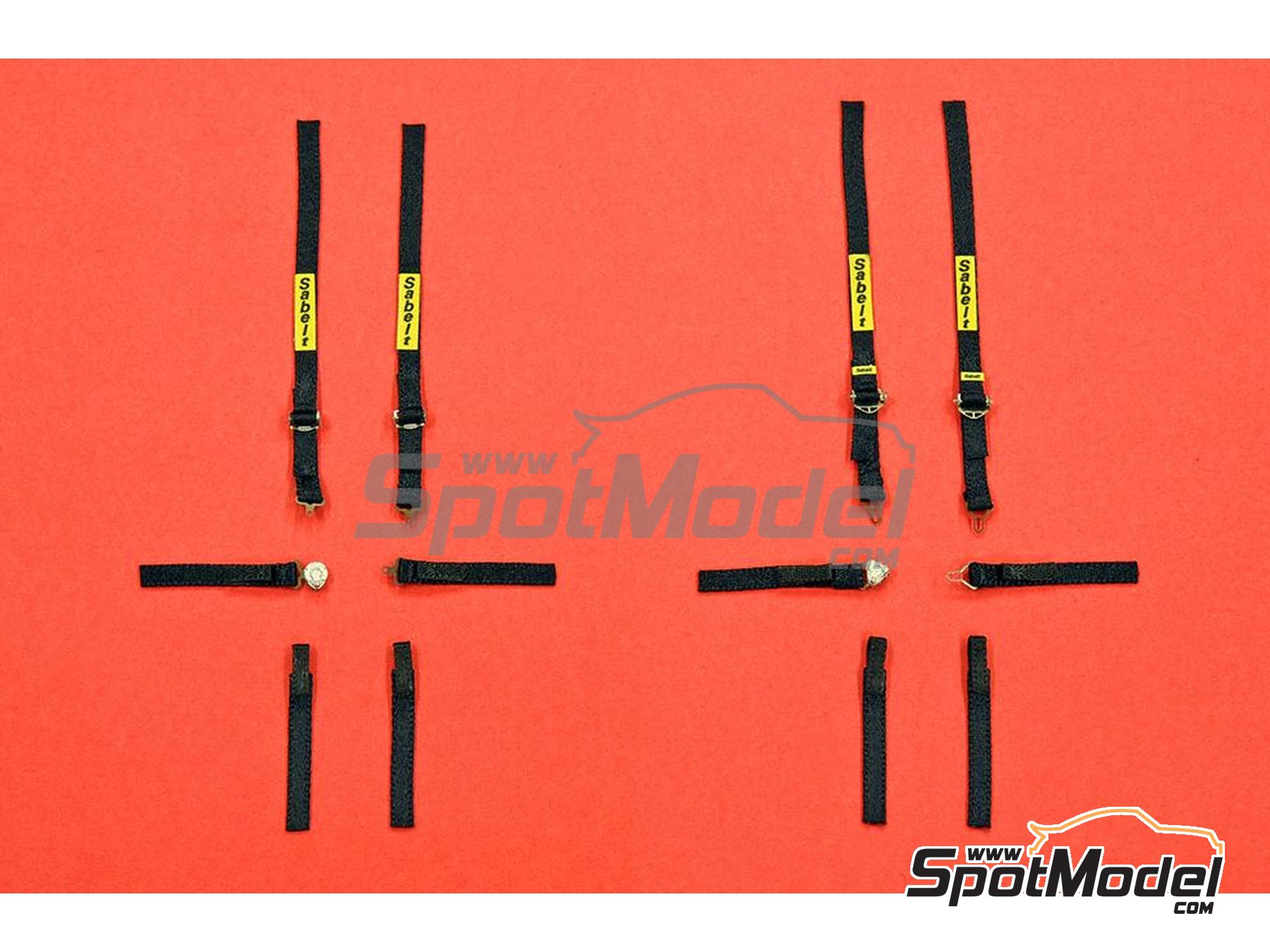 Model Factory Hiro P1185: Seatbelts 1/20 scale - 2020 type Sabelt